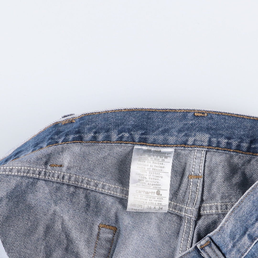 Carhartt Traditional FIT Tapered Denim Pants Men's W37 cotton blue type Vintage Second Hand