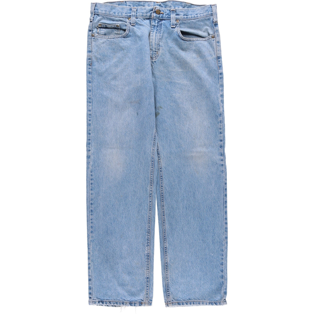Carhartt Traditional FIT Tapered Denim Pants Men's W37 cotton blue type Vintage Second Hand