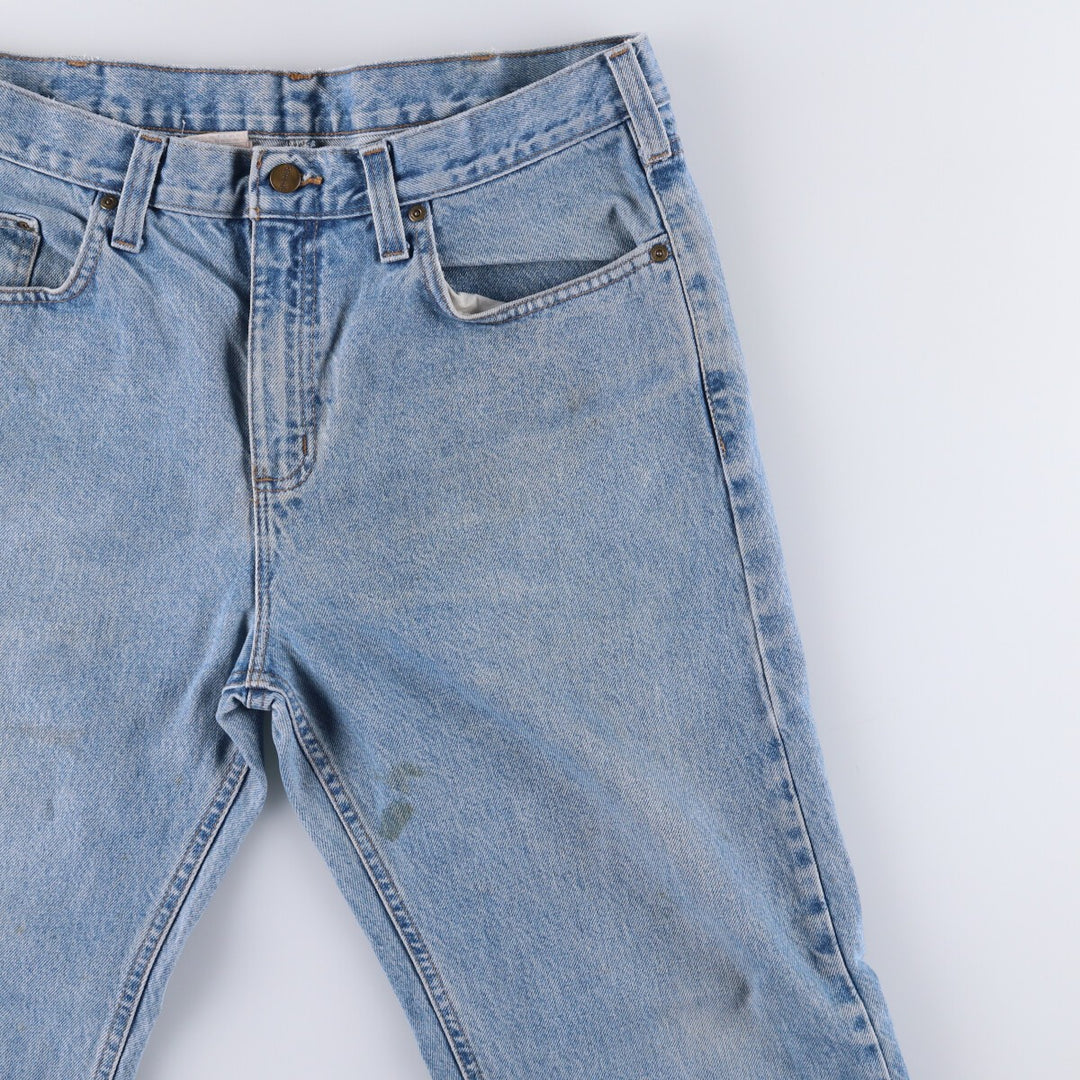 Carhartt Traditional FIT Tapered Denim Pants Men's W37 cotton blue type Vintage Second Hand