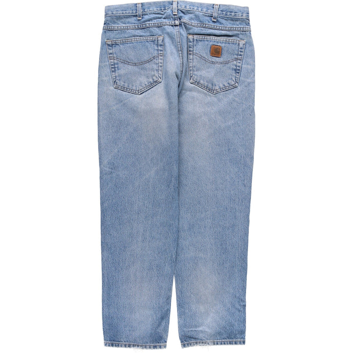00'S Carhartt Traditional FIT Tapered Denim Pants Men's W36 cotton blue type Vintage Second Hand