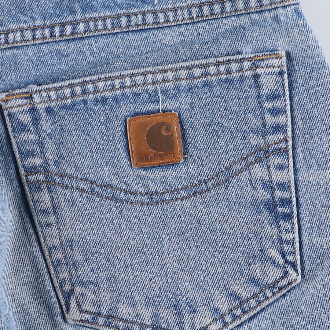 00'S Carhartt Traditional FIT Tapered Denim Pants Men's W36 cotton blue type Vintage Second Hand