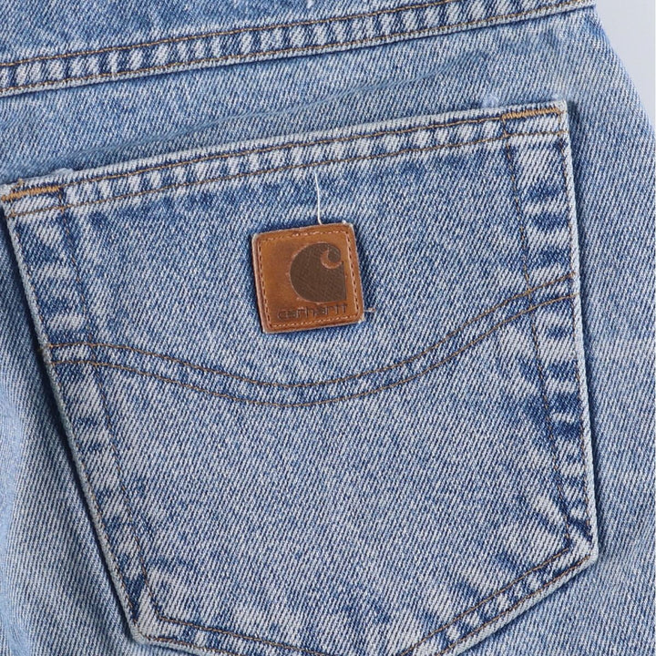 00'S Carhartt Traditional FIT Tapered Denim Pants Men's W36 cotton blue type Vintage Second Hand