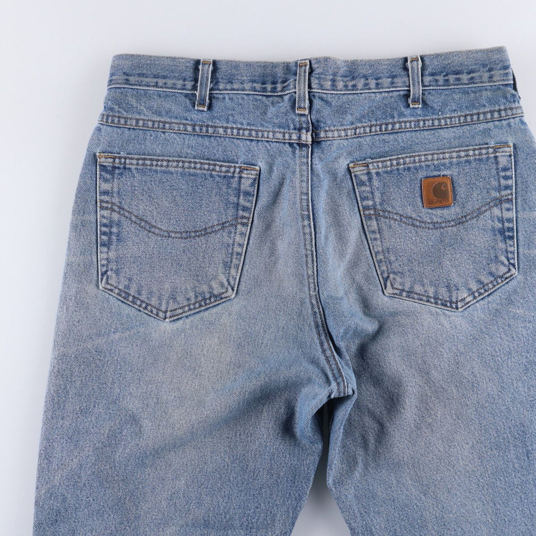 00'S Carhartt Traditional FIT Tapered Denim Pants Men's W36 cotton blue type Vintage Second Hand
