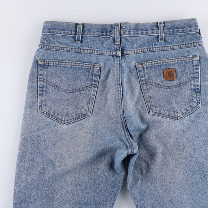00'S Carhartt Traditional FIT Tapered Denim Pants Men's W36 cotton blue type Vintage Second Hand