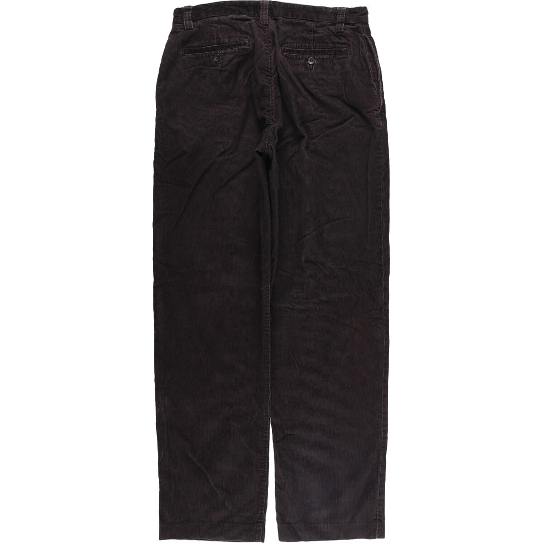 Eddie Bauer Classic Fit Corduroy Pants, Men's, Size 34 cotton black type Vintage Second Hand