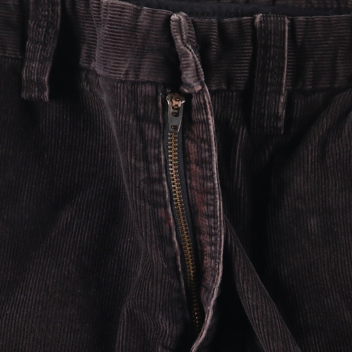 Eddie Bauer Classic Fit Corduroy Pants, Men's, Size 34 cotton black type Vintage Second Hand