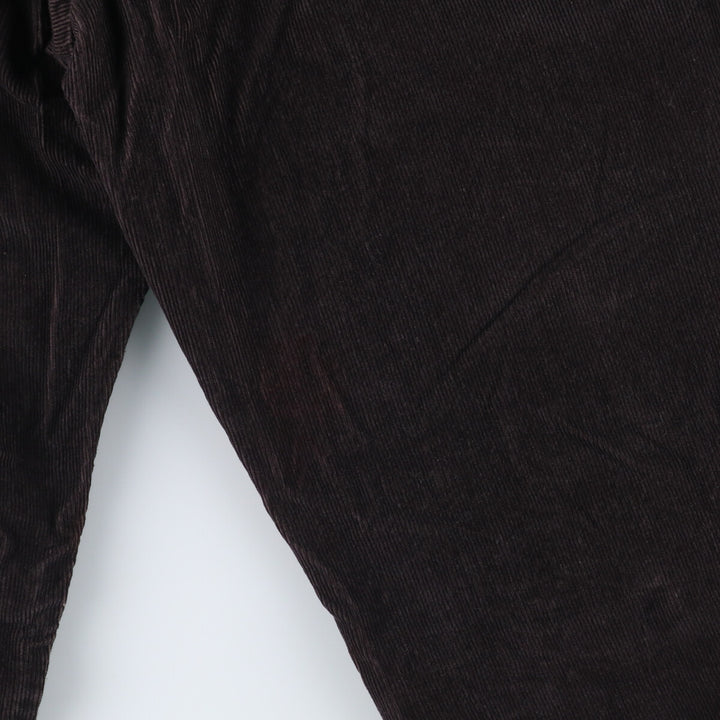 Eddie Bauer Classic Fit Corduroy Pants, Men's, Size 34 cotton black type Vintage Second Hand