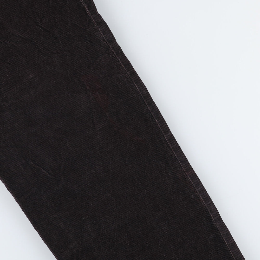 Eddie Bauer Classic Fit Corduroy Pants, Men's, Size 34 cotton black type Vintage Second Hand