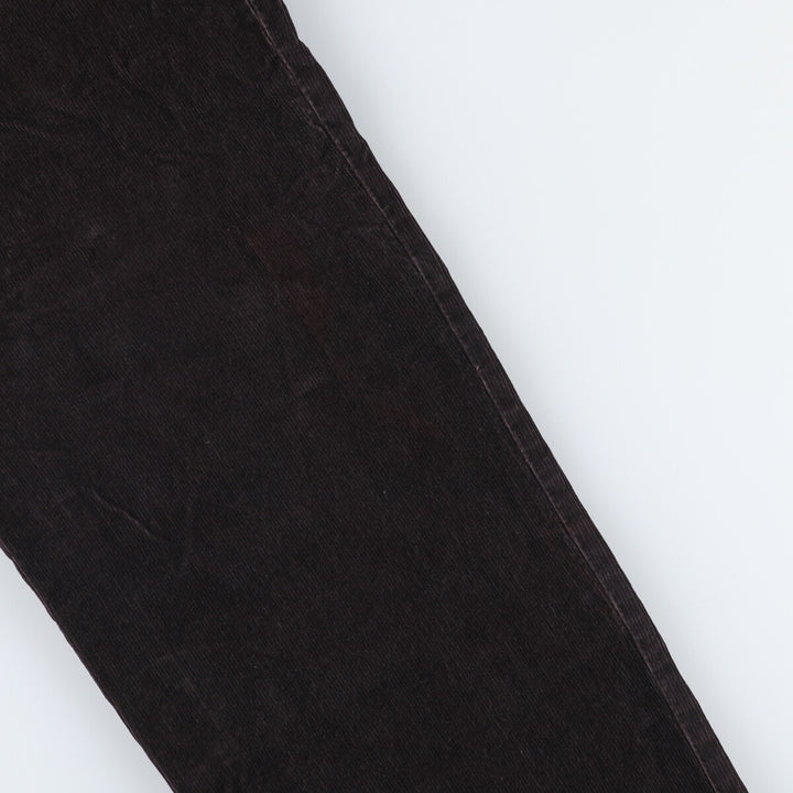 Eddie Bauer Classic Fit Corduroy Pants, Men's, Size 34 cotton black type Vintage Second Hand