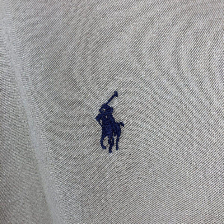Ralph Lauren BLAIRE long sleeve button down shirt, men's XL size cotton Beige type Vintage Second Hand