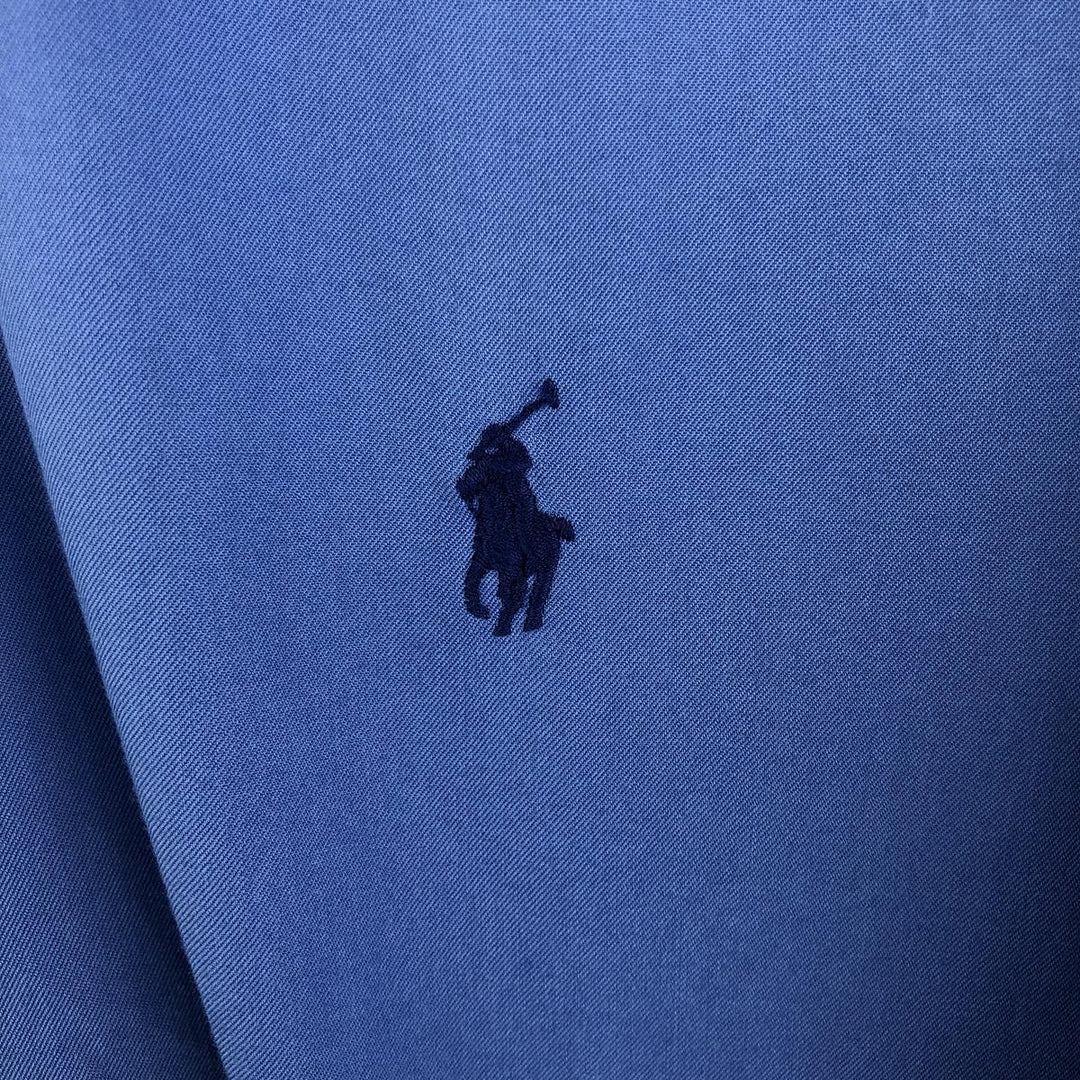 Ralph Lauren Classic Fit Long Sleeve Button Down Shirt Men's XL cotton Blue type light blue Vintage Second Hand