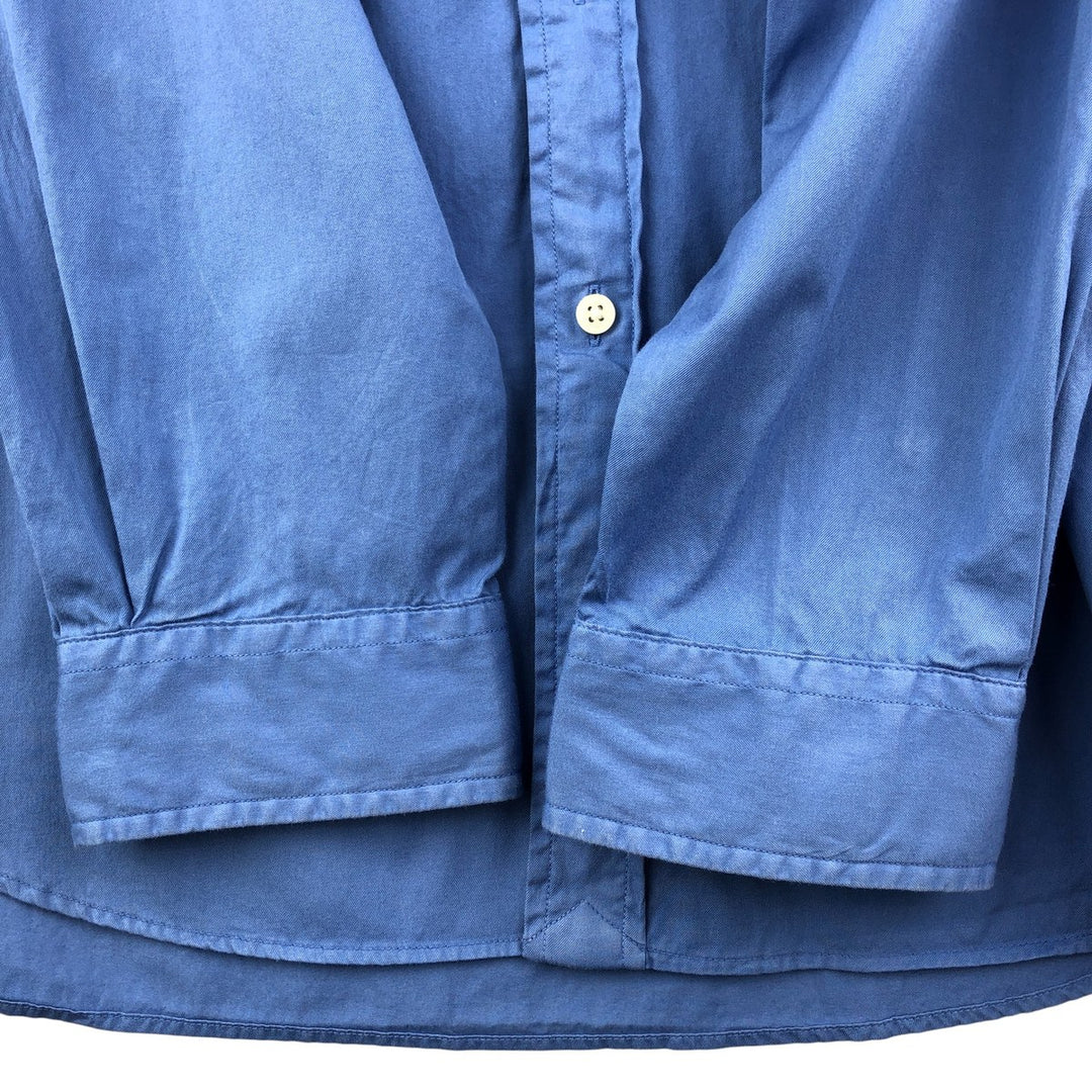 Ralph Lauren Classic Fit Long Sleeve Button Down Shirt Men's XL cotton Blue type light blue Vintage Second Hand