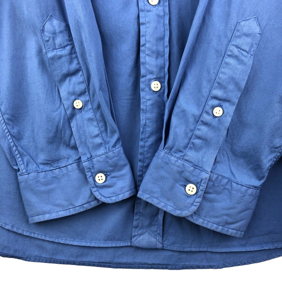 Ralph Lauren Classic Fit Long Sleeve Button Down Shirt Men's XL cotton Blue type light blue Vintage Second Hand