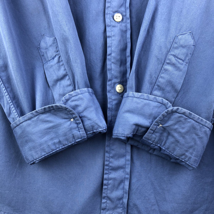 Ralph Lauren Classic Fit Long Sleeve Button Down Shirt Men's XL cotton Blue type light blue Vintage Second Hand