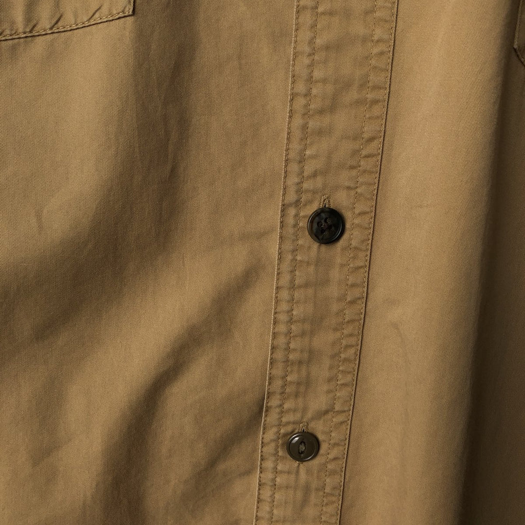 2000'S Ralph Lauren POLO JEANS CO. long-sleeved cotton shirt, men's size XL cotton Khaki type Vintage Second Hand