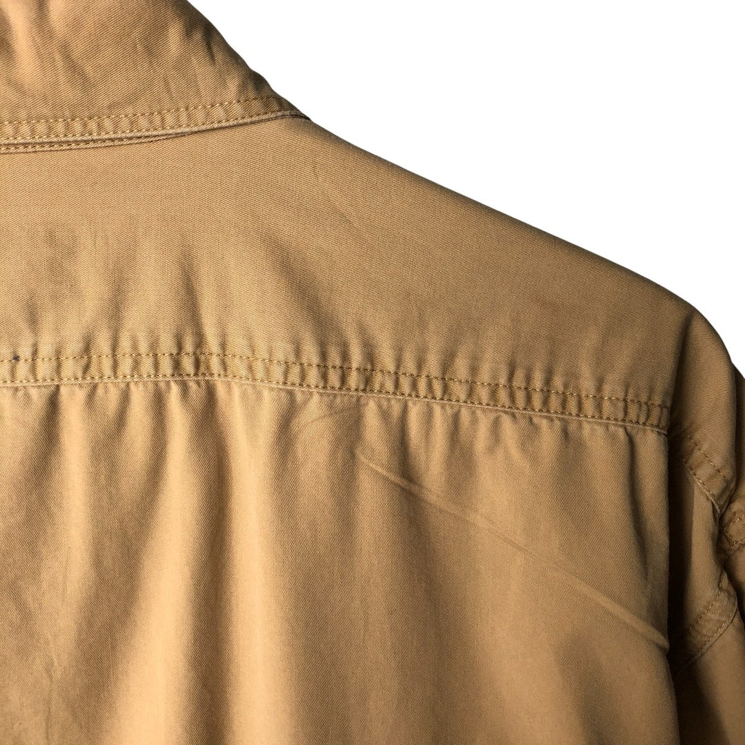 2000'S Ralph Lauren POLO JEANS CO. long-sleeved cotton shirt, men's size XL cotton Khaki type Vintage Second Hand