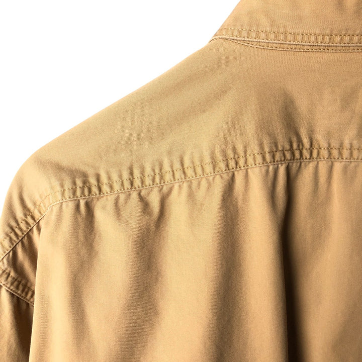 2000'S Ralph Lauren POLO JEANS CO. long-sleeved cotton shirt, men's size XL cotton Khaki type Vintage Second Hand