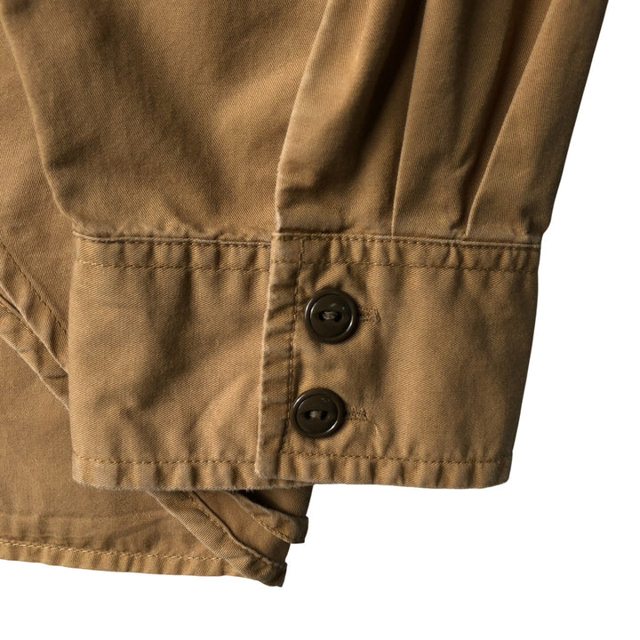 2000'S Ralph Lauren POLO JEANS CO. long-sleeved cotton shirt, men's size XL cotton Khaki type Vintage Second Hand