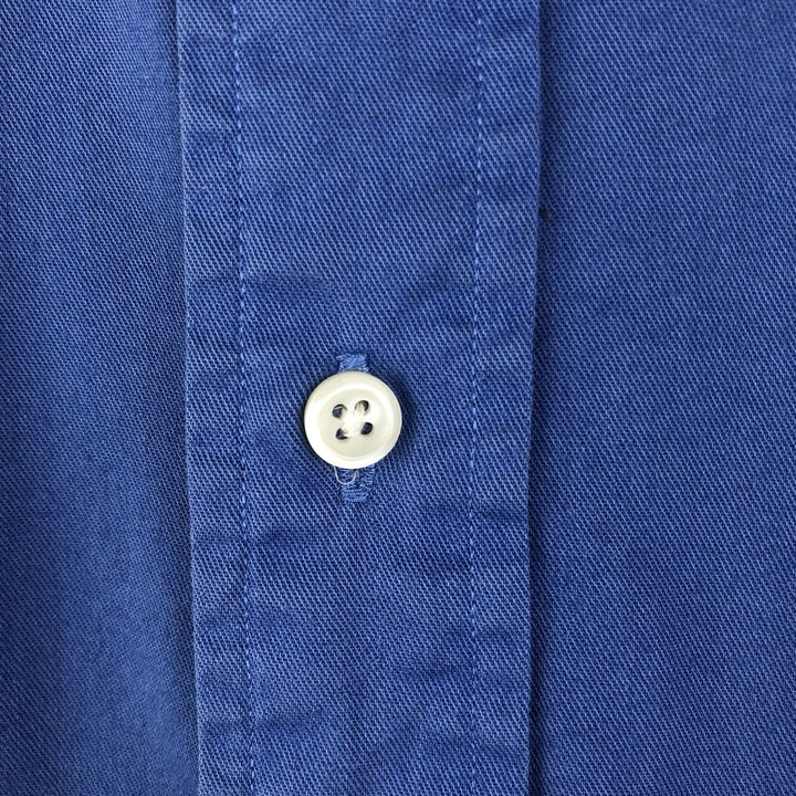 Ralph Lauren BLAKE long sleeve button down shirt, men's XL size cotton Blue type light blue Vintage Second Hand