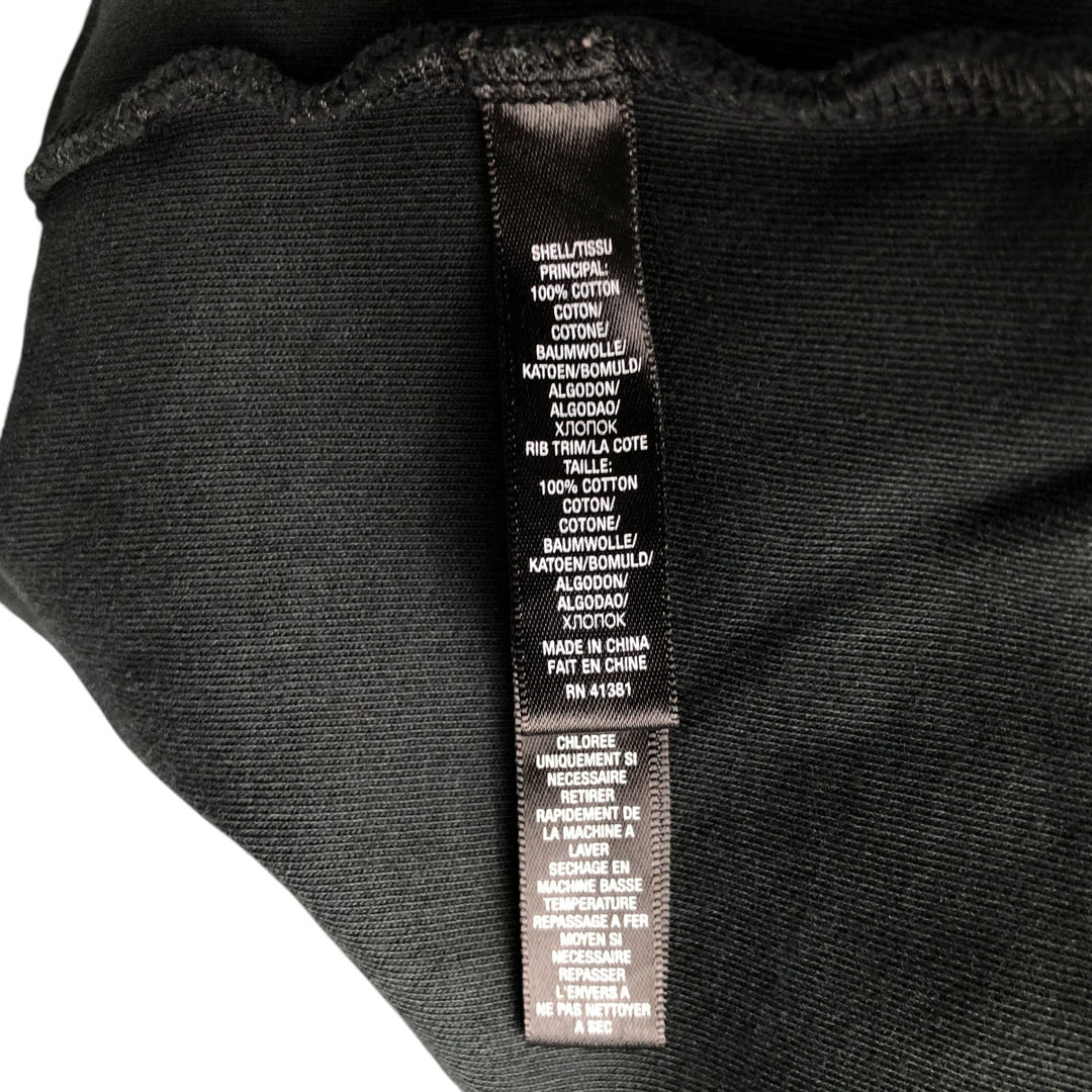 Ralph Lauren RLX full-zip sweatshirt, men's size L cotton black type Vintage Second Hand