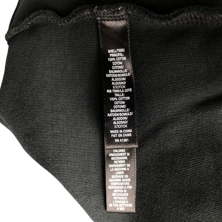 Ralph Lauren RLX full-zip sweatshirt, men's size L cotton black type Vintage Second Hand