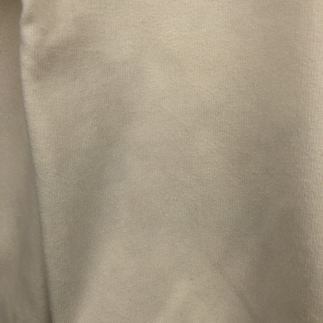 2000'S Adidas One-Point Logo Sweatshirt, Men's Size Medium cotton Beige type Vintage Second Hand