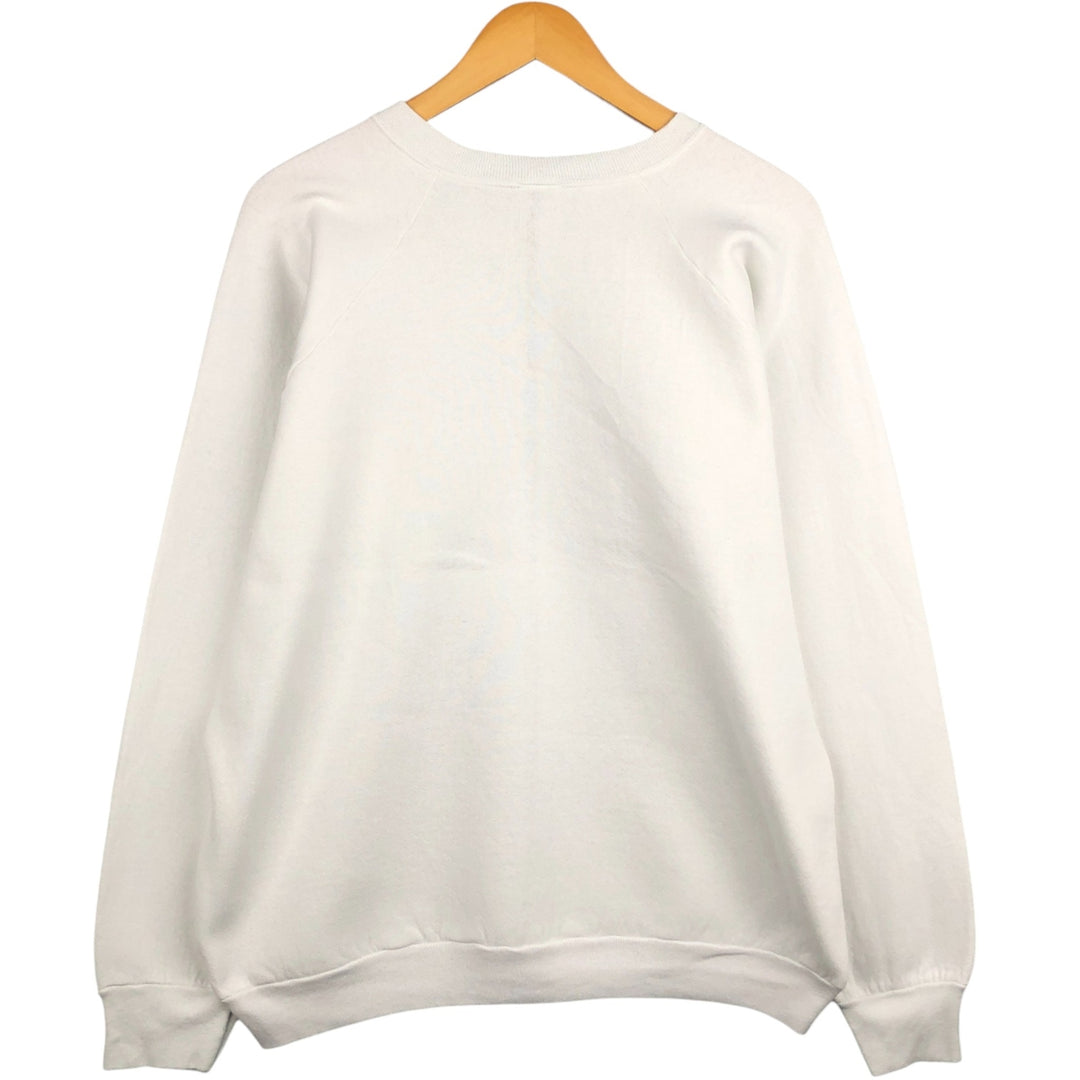 1980'S Fruit of the Loom Sydney Harris Message Print Sweatshirt, Made in USA, Men's XL cotton white type Vintage Second Hand