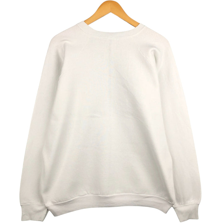 1980'S Fruit of the Loom Sydney Harris Message Print Sweatshirt, Made in USA, Men's XL cotton white type Vintage Second Hand