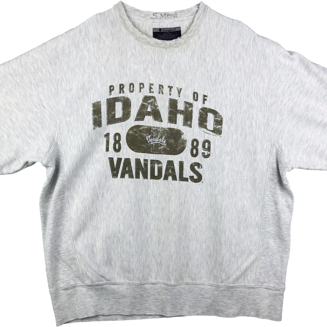 2000'S Champion Original Reverse Weave Sweatshirt, Men's Size L cotton gray type Vintage Second Hand
