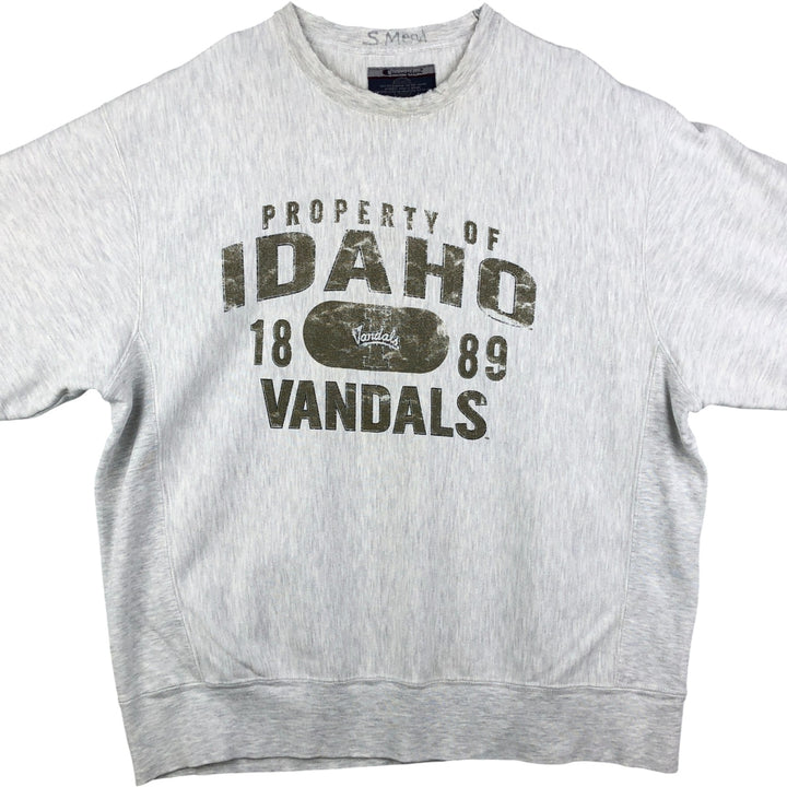 2000'S Champion Original Reverse Weave Sweatshirt, Men's Size L cotton gray type Vintage Second Hand