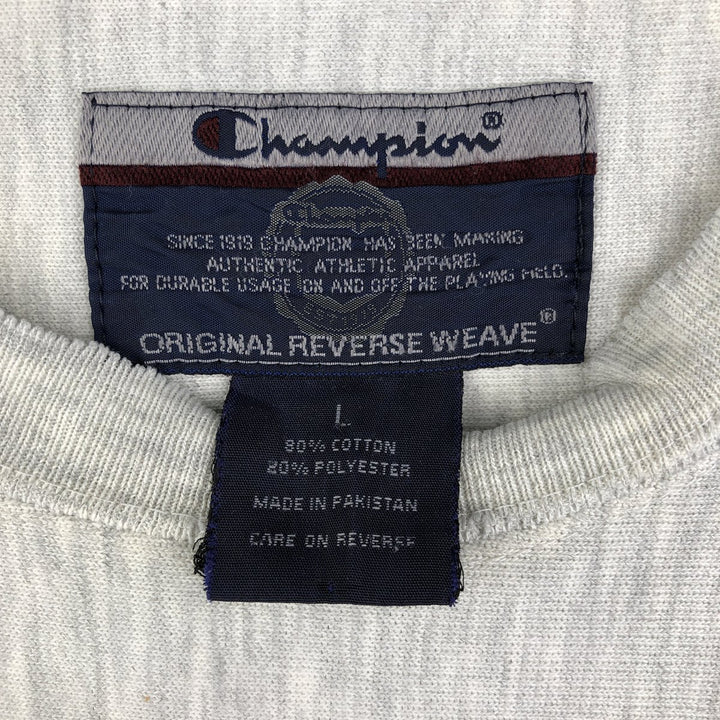 2000'S Champion Original Reverse Weave Sweatshirt, Men's Size L cotton gray type Vintage Second Hand