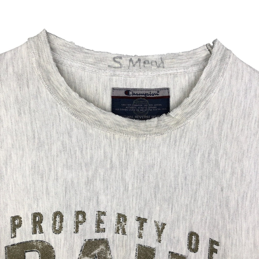 2000'S Champion Original Reverse Weave Sweatshirt, Men's Size L cotton gray type Vintage Second Hand