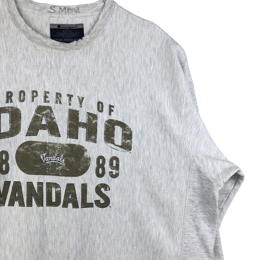 2000'S Champion Original Reverse Weave Sweatshirt, Men's Size L cotton gray type Vintage Second Hand