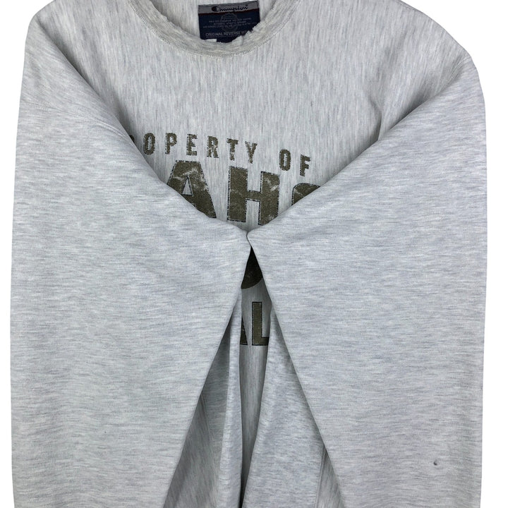 2000'S Champion Original Reverse Weave Sweatshirt, Men's Size L cotton gray type Vintage Second Hand