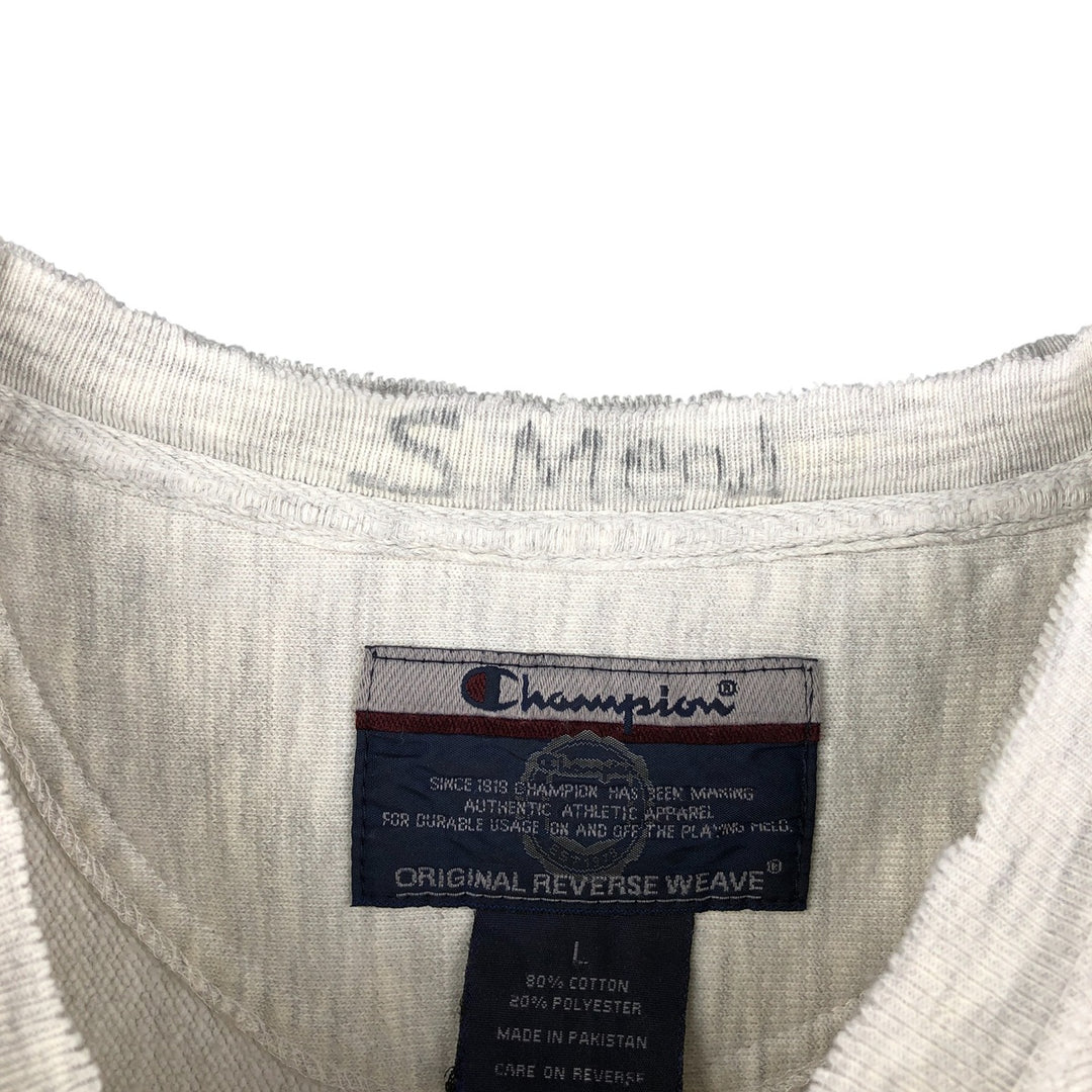 2000'S Champion Original Reverse Weave Sweatshirt, Men's Size L cotton gray type Vintage Second Hand