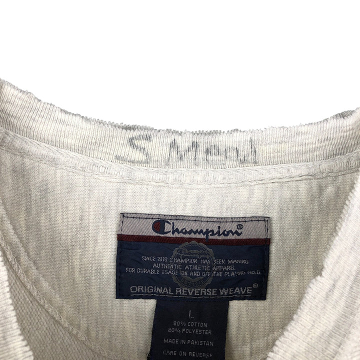 2000'S Champion Original Reverse Weave Sweatshirt, Men's Size L cotton gray type Vintage Second Hand