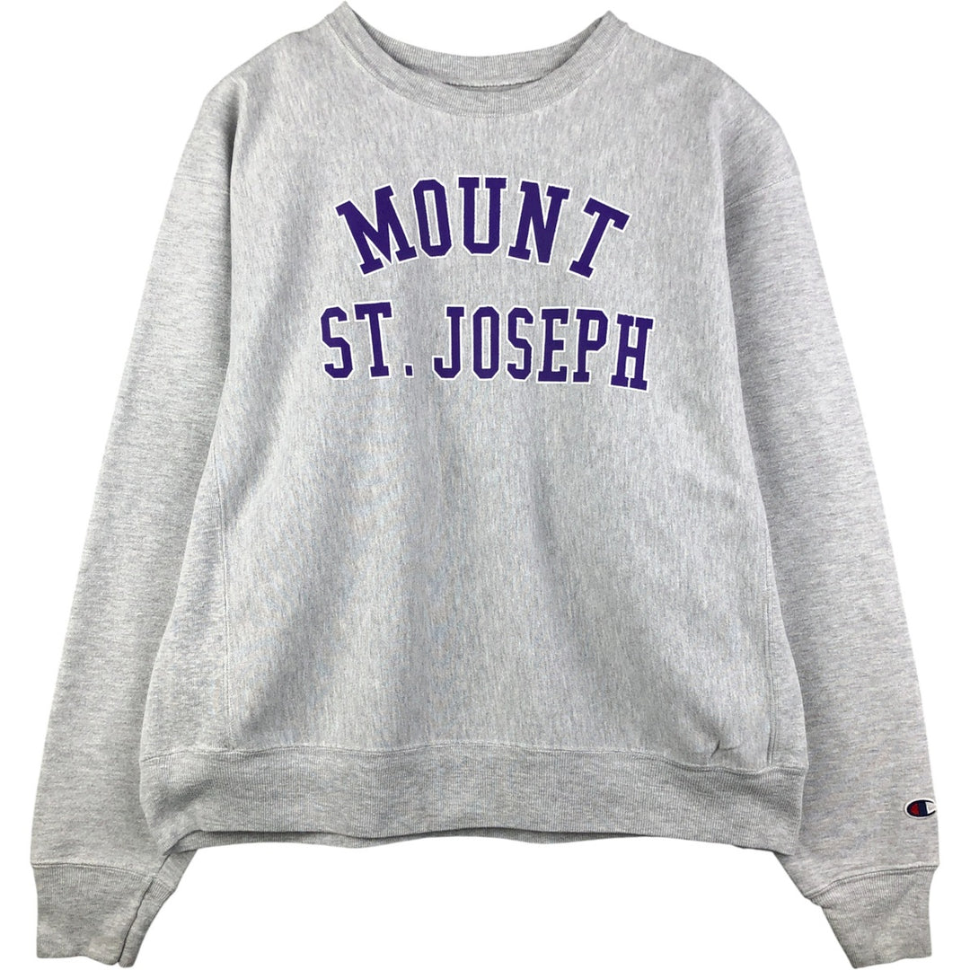 2000'S Champion Premium Reverse Weave College Sweatshirt, Men's Size L cotton gray type Vintage Second Hand