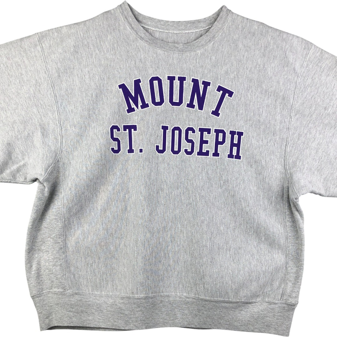 2000'S Champion Premium Reverse Weave College Sweatshirt, Men's Size L cotton gray type Vintage Second Hand