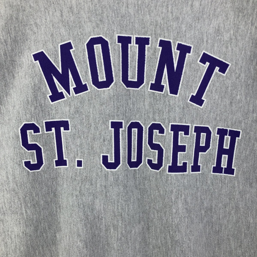 2000'S Champion Premium Reverse Weave College Sweatshirt, Men's Size L cotton gray type Vintage Second Hand