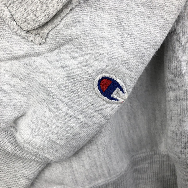 2000'S Champion REVERSE WEAVE Reverse Weave Printed Sweatshirt, Men's XL unclear gray type Vintage Second Hand