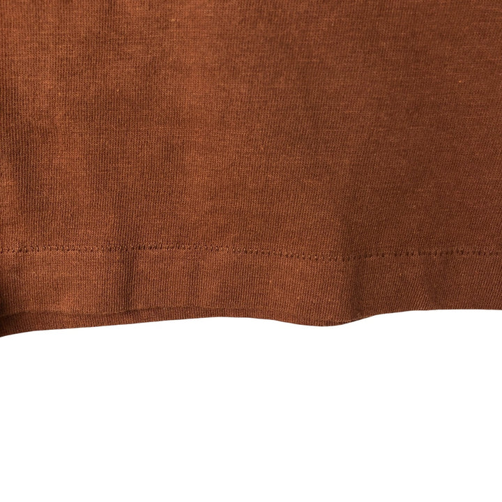 Vintage 1980'S Hobie Long Sleeve T-Shirt, Made in USA, Men's XL cotton brown type Vintage Second Hand