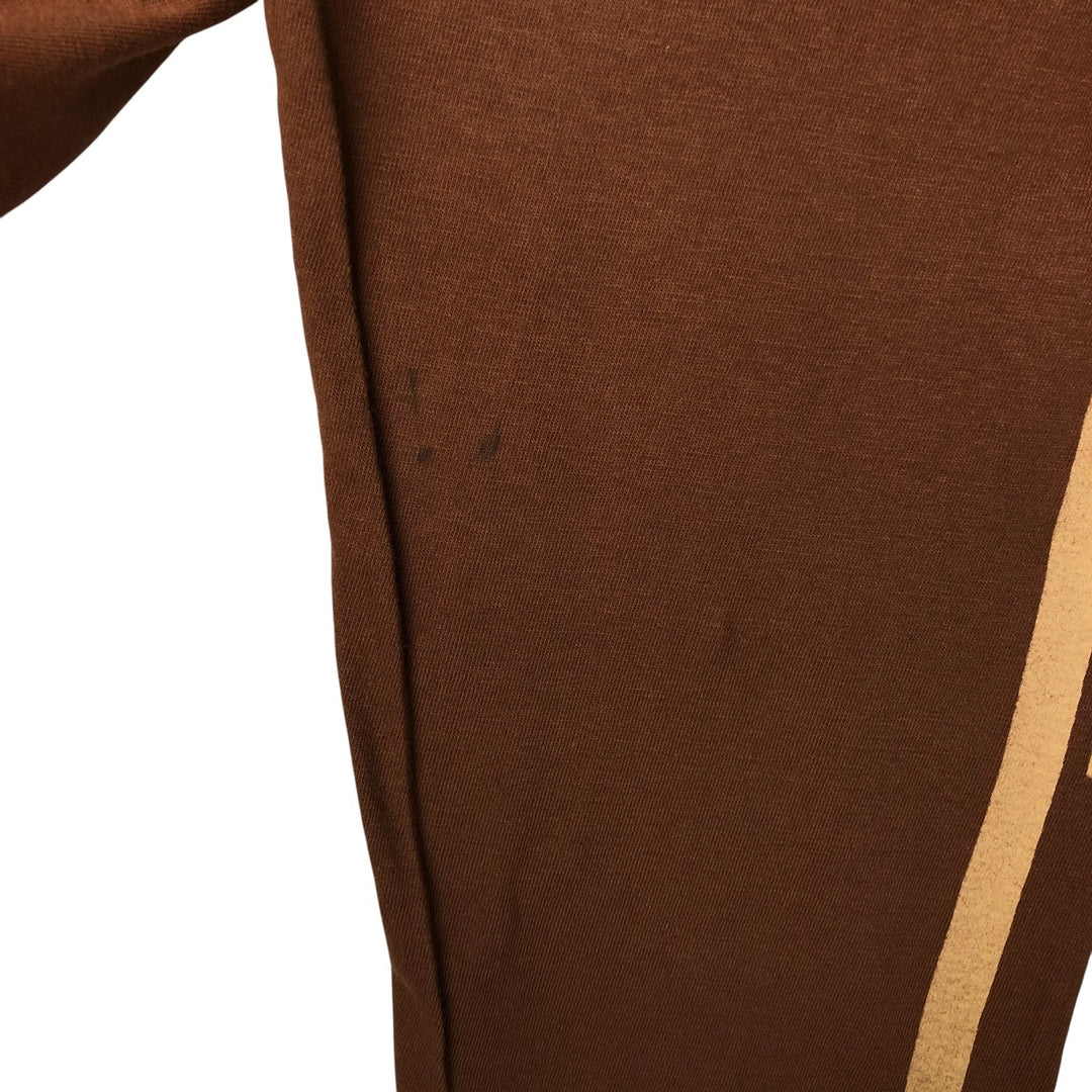 Vintage 1980'S Hobie Long Sleeve T-Shirt, Made in USA, Men's XL cotton brown type Vintage Second Hand