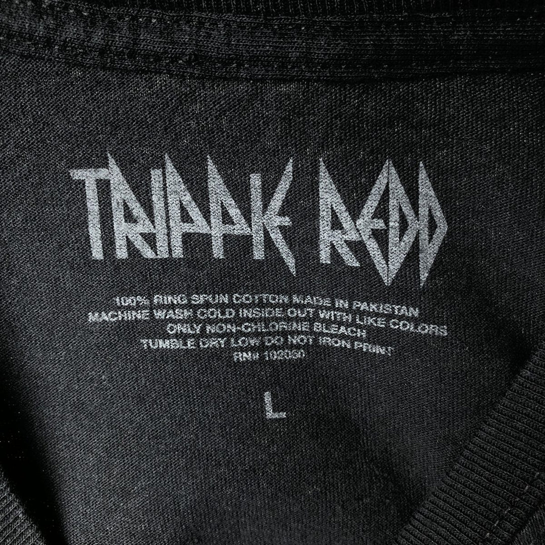 Trippie Redd Long-Sleeved Rap T-Shirt, Men's Size L cotton black type Vintage Second Hand