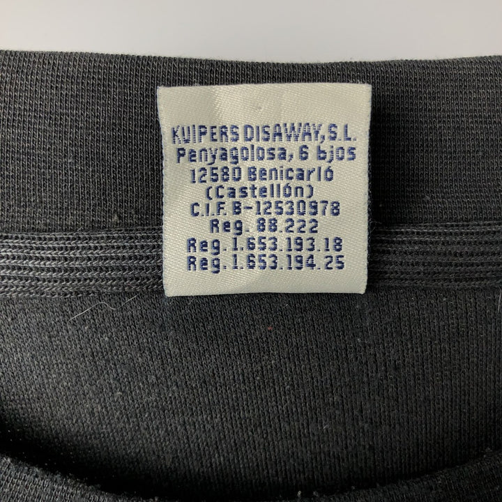 Vintage 80'S Nike long-sleeved T-shirt, size XL, men's cotton black type Vintage Second Hand