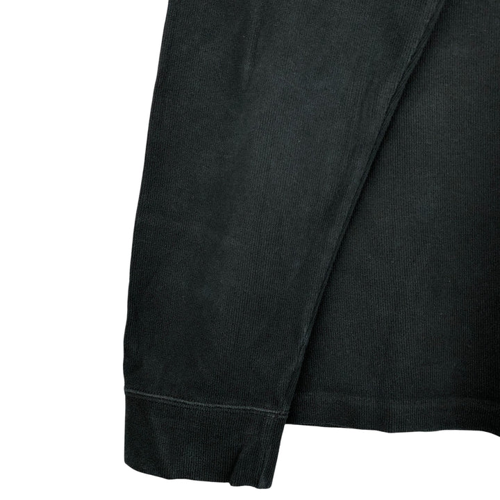 Ralph Lauren POLO by Ralph Lauren Half-Zip Sweatshirt, Men's XL cotton black type Vintage Second Hand