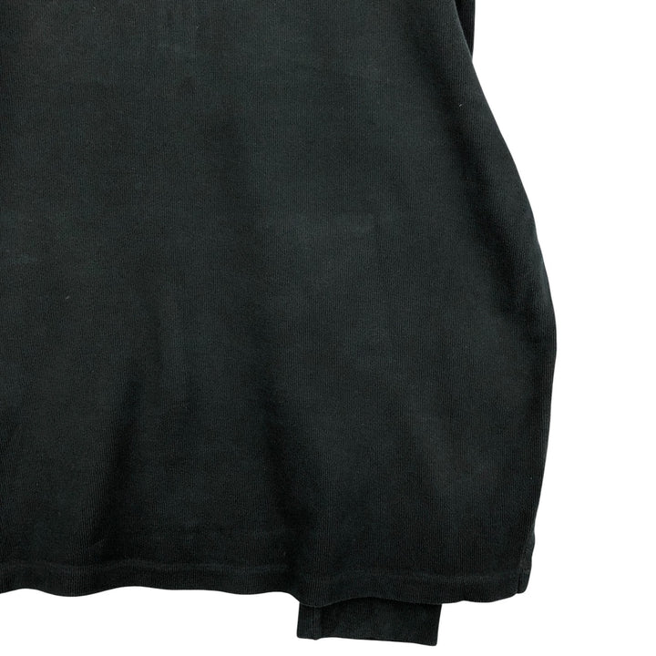 Ralph Lauren POLO by Ralph Lauren Half-Zip Sweatshirt, Men's XL cotton black type Vintage Second Hand