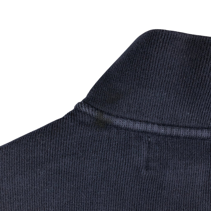 Ralph Lauren POLO by Ralph Lauren Half-Zip Sweatshirt, Men's M cotton navy blue type Vintage Second Hand
