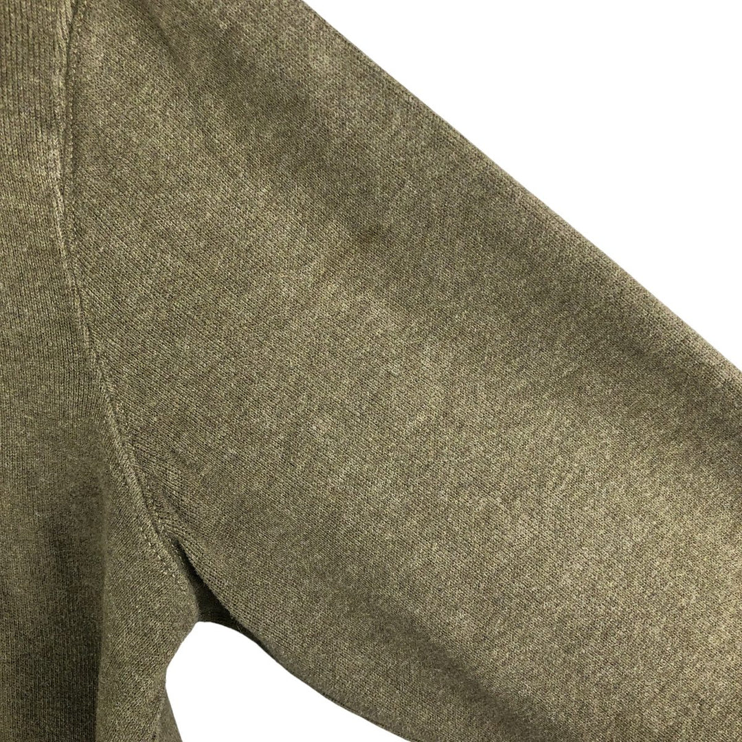 Ralph Lauren POLO by Ralph Lauren Half-Zip Sweatshirt, Men's XL cotton Khaki type Vintage Second Hand