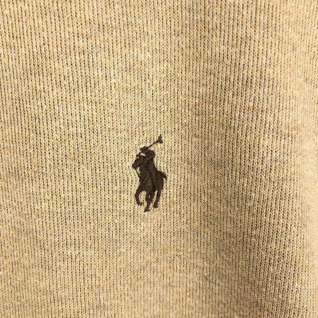 Ralph Lauren POLO RALPH LAUREN ESTATE RIB half-zip sweatshirt, sweatshirt, men's XL size cotton Beige type Vintage Second Hand