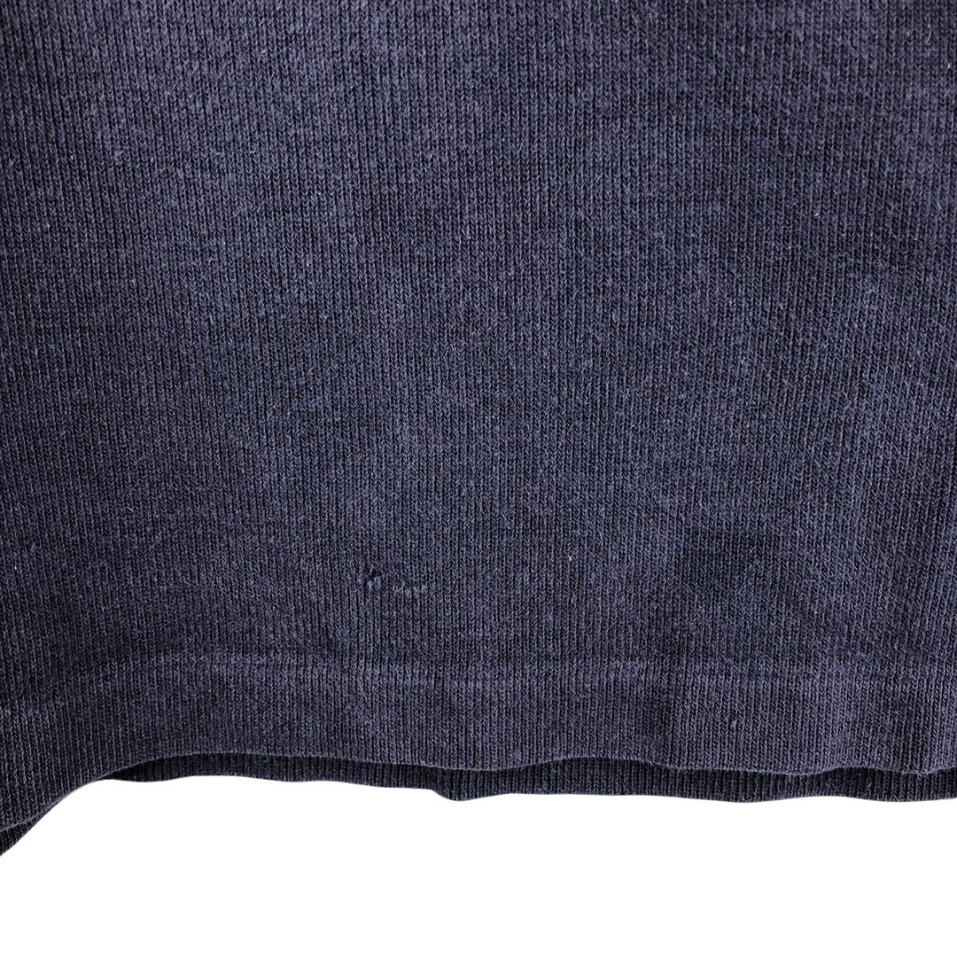 Ralph Lauren POLO by Ralph Lauren Half-Zip Sweatshirt, Men's XL cotton navy blue type Vintage Second Hand